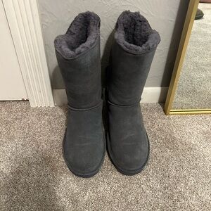 BearPaw Women's Charcoal Winter Boots
